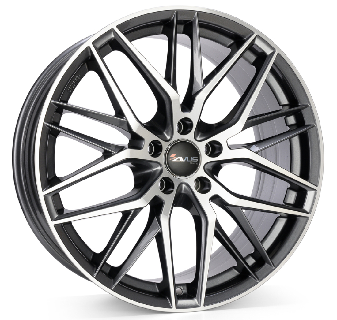 AF19 8x 18 +35 5x120 AVUS 72,6 ANTHRACITE POLISHED